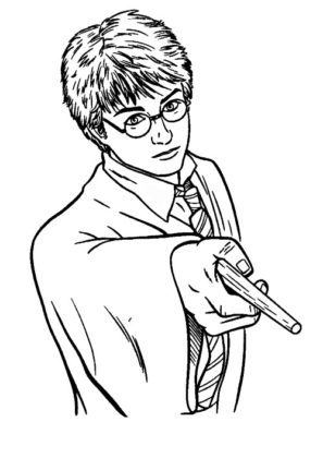 coloriage harry potter