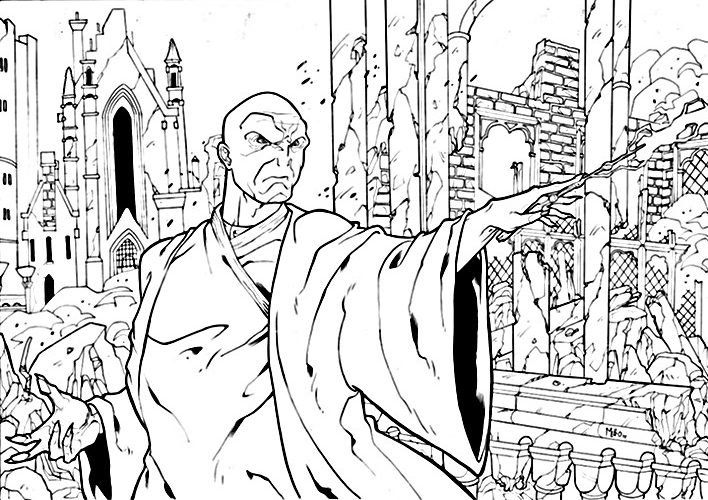 Coloriage Harry Potter 8 - Dessin gratuit à imprimer