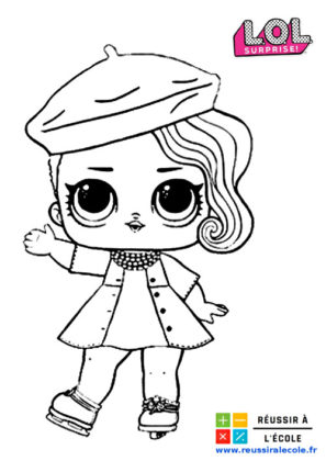 coloriage poupee lol