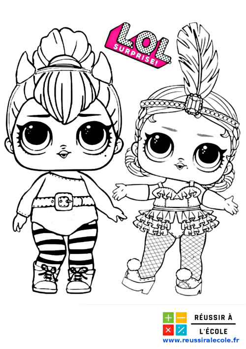 Coloriage Poupee Lol à imprimer & Dessin Poupee Lol à colorier ✏️