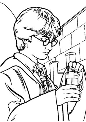 harry potter coloriage