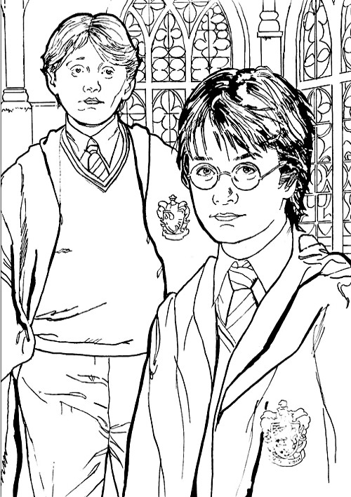 Coloriage Chaudron Harry Potter Dessin Harry Potter à imprimer