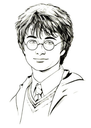 coloriage harry potter