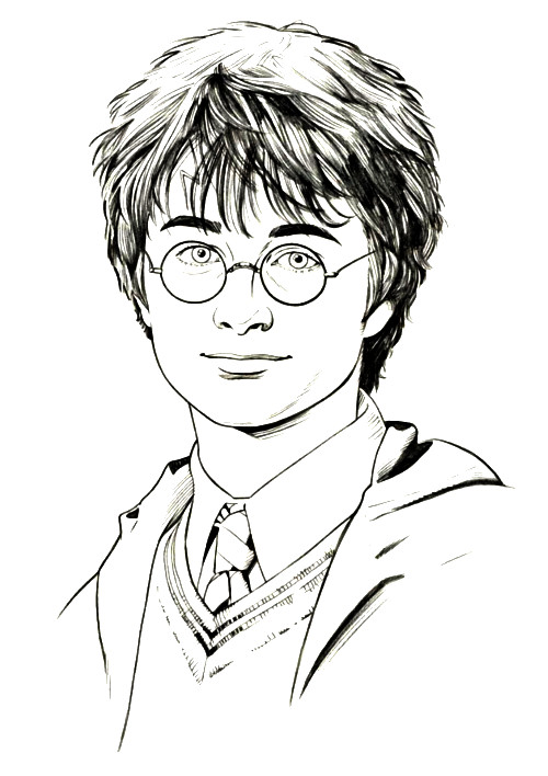 Coloriage Chaudron Harry Potter Dessin Harry Potter à imprimer