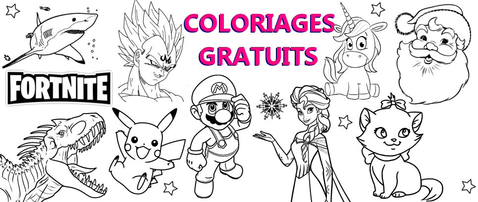 Coloriages dessins animés à imprimer