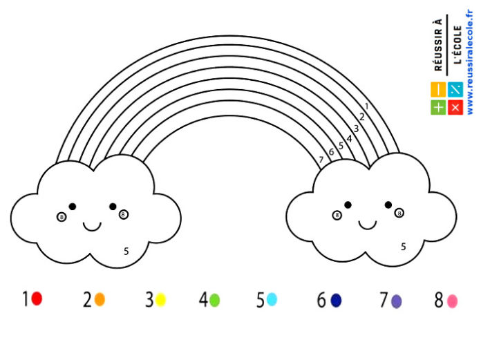 Coloriage Magique Maternelle  20 dessins à télécharger et à imprimer
