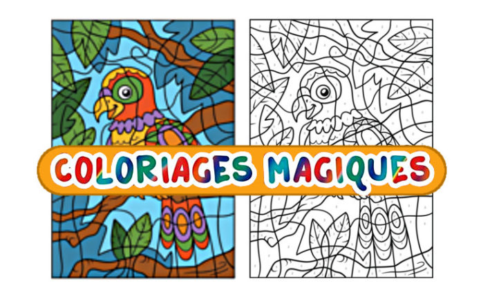 coloriage magique