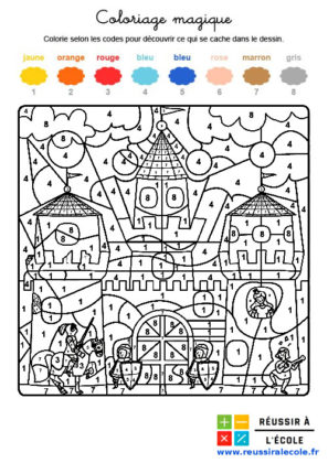 coloriage magique maternelle