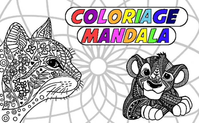 coloriage mandala