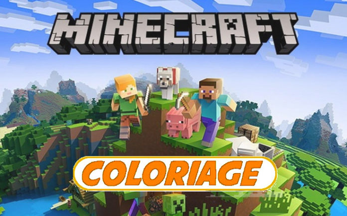 coloriage minecraft