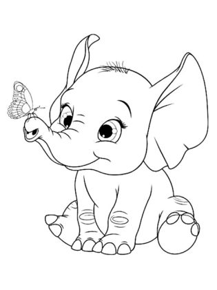 dessin elephant