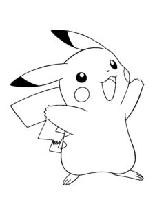 coloriage pikachu