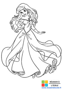 coloriage fille