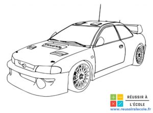 coloriage de voiture