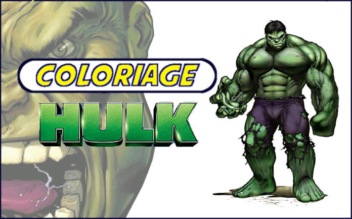 coloriage hulk