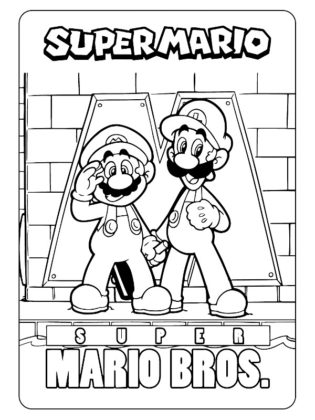 coloriage luigi