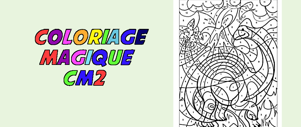 coloriage magique