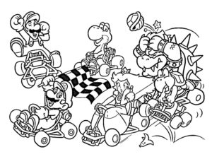 coloriage mario bros