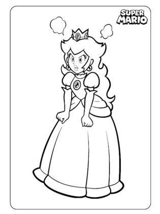 coloriage peach