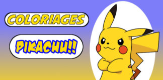 coloriage pikachu