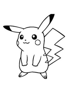 coloriage pikachu