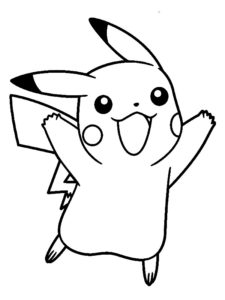 coloriage pikachu