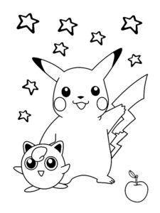 coloriage pokemon pikachu