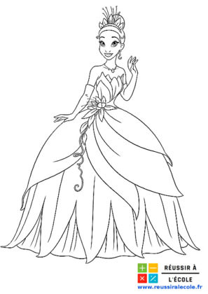 coloriage princesse