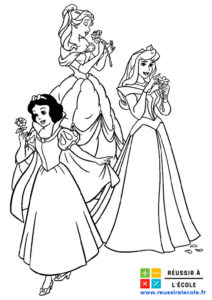 coloriage princesse