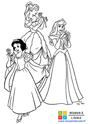 coloriage princesse