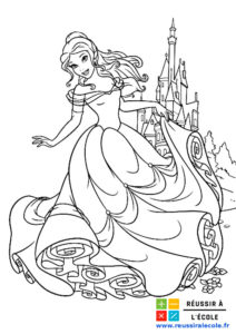 coloriage fille