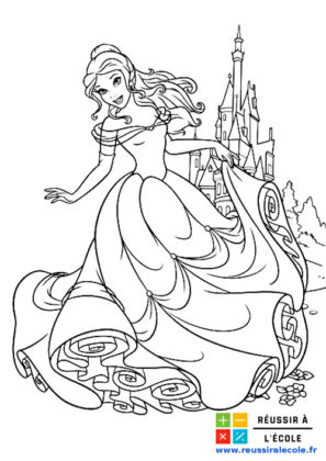 coloriage fille