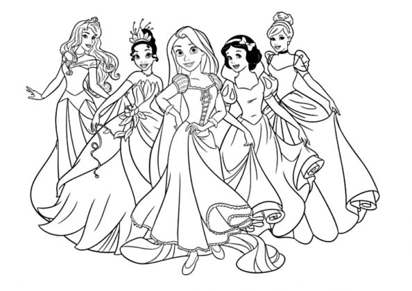 coloriage princesse