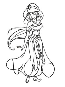 coloriage princesse disney