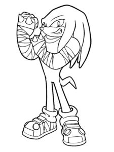 coloriage sonic