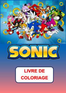 coloriage sonic à imprimer pdf