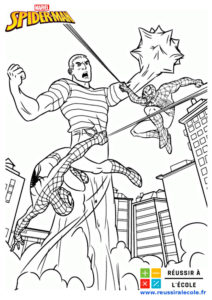 coloriage spider man