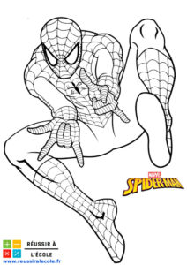 spiderman coloriage