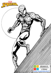 coloriage spiderman