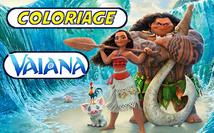 coloriage vaiana