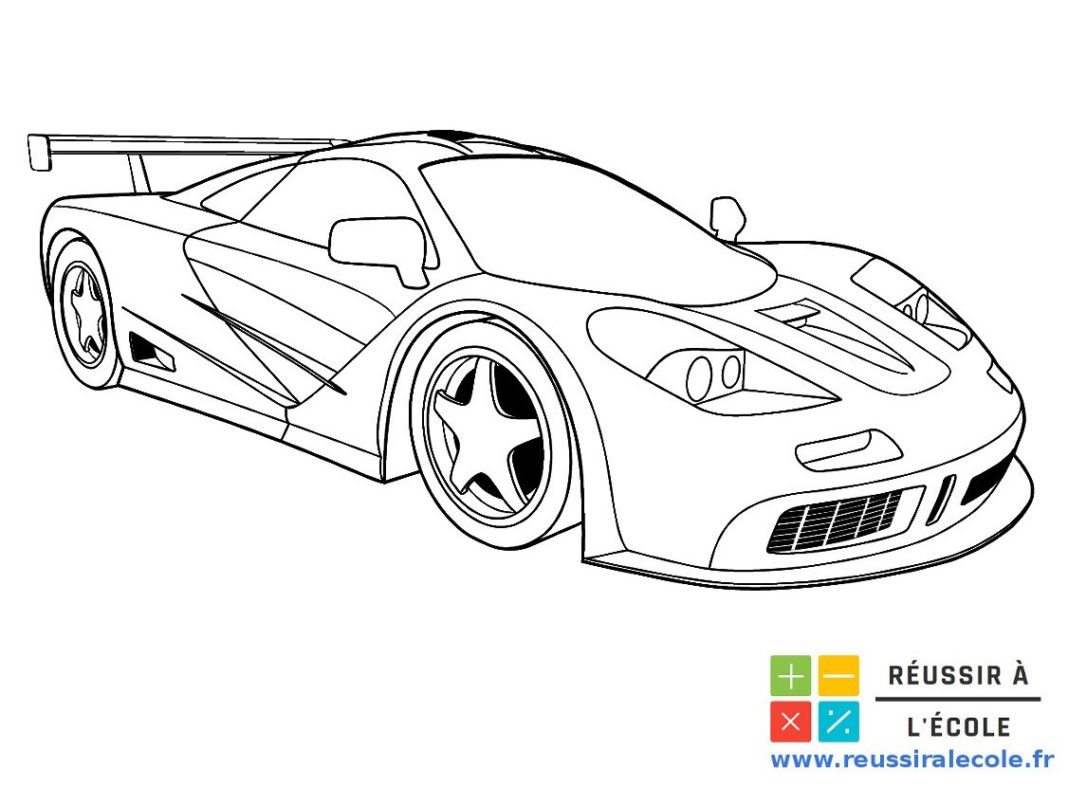 Coloriage Voiture  19 supers dessins à imprimer gratuitement