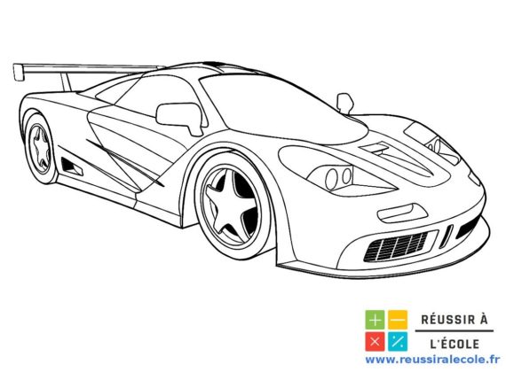 voiture coloriage