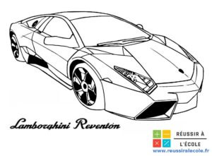 coloriage lamborghini