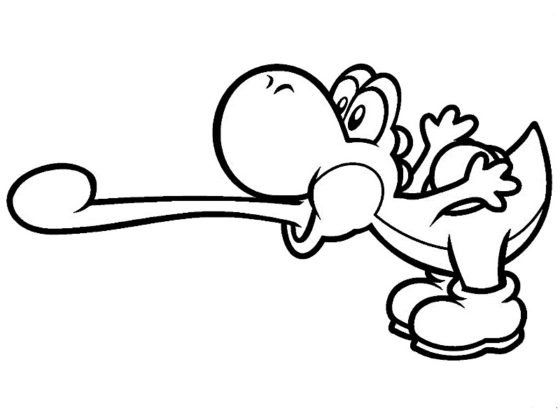 coloriage yoshi