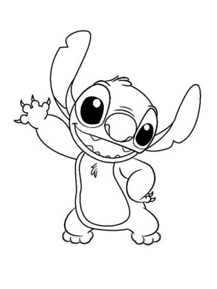 dessin de stitch