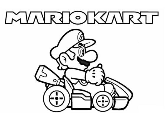 mario coloriage