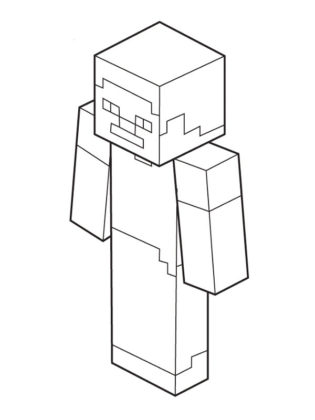 minecraft coloriage