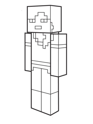 minecraft coloriage