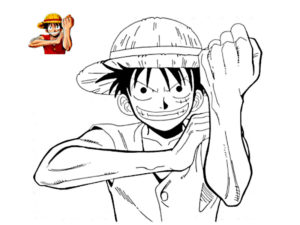 Coloriage Luffy in One Piece 3 - Téléchargez, imprimez ou coloriez en ligne  gratuitement