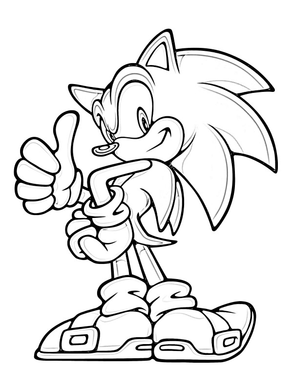 Coloriages - Dark Sonic - Coloriages Gratuits à Imprimer in 2023